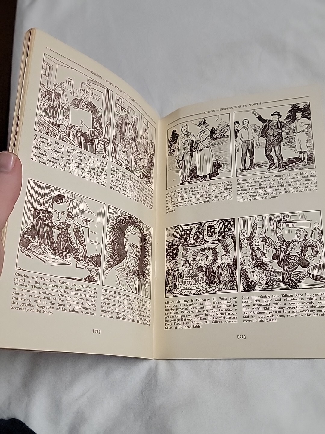 Edison Inspiration to Youth Vintage 1939 Original Softcover Book In Great Shape!