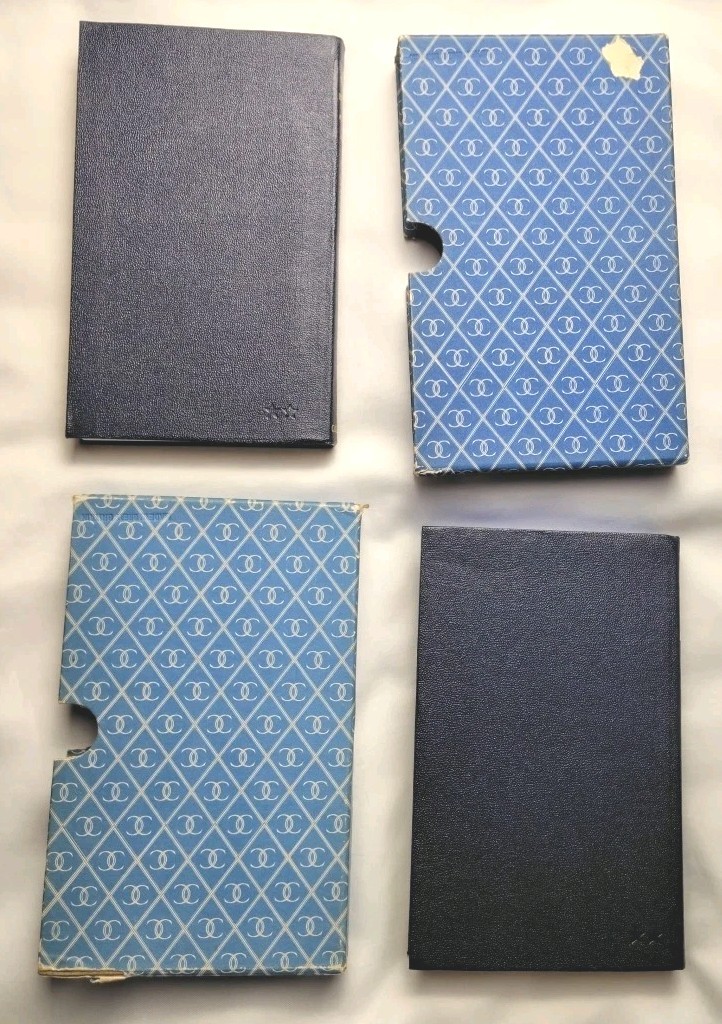 6 Collins Classics Clear Type Press Leather Pocket Books Slip Cases Gilt Vintage