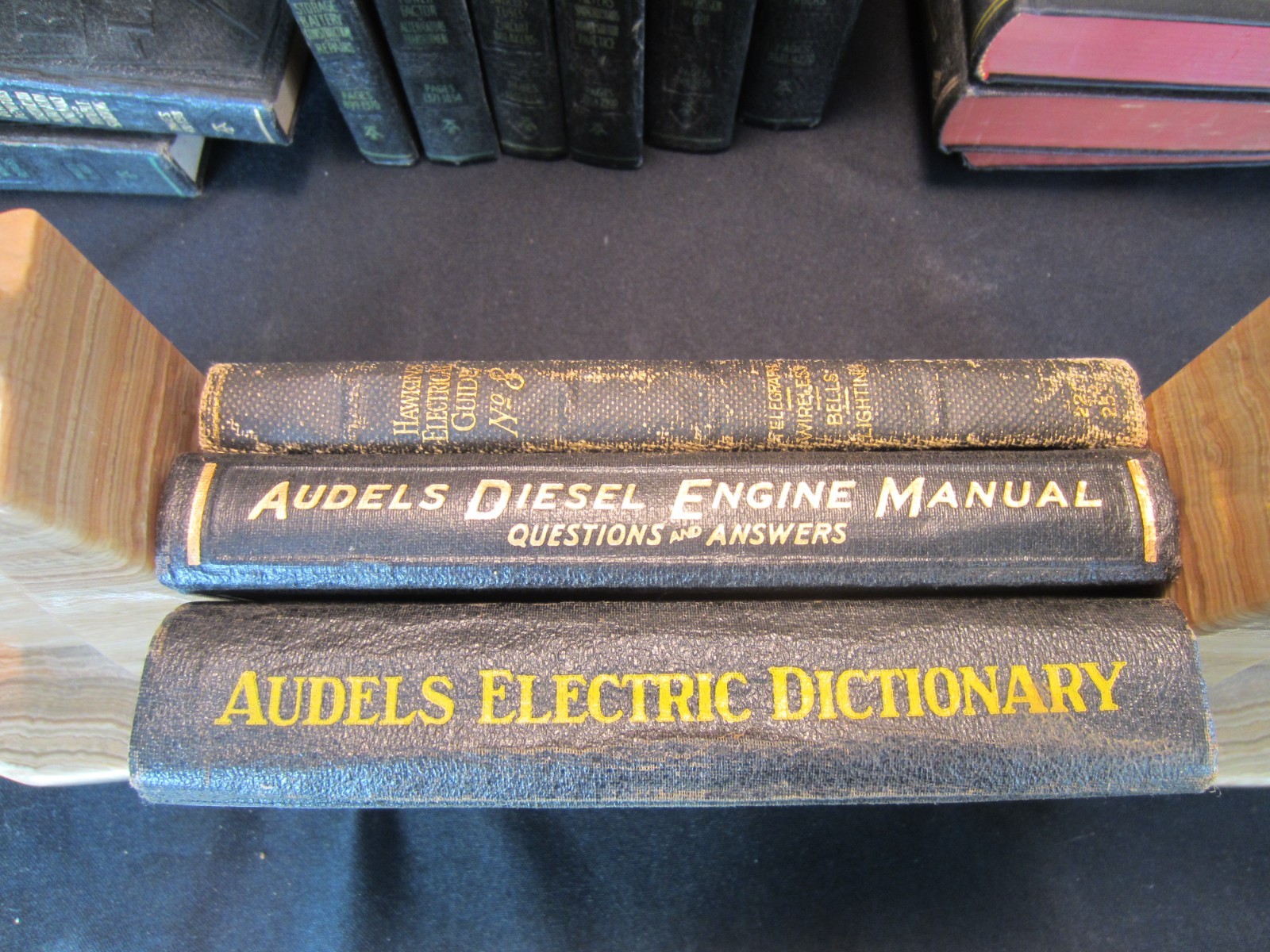lot of 20 AUDELS Guide Books BUILDERS DIESEL ENG. ELECTRICAL STEAM 1917-1958