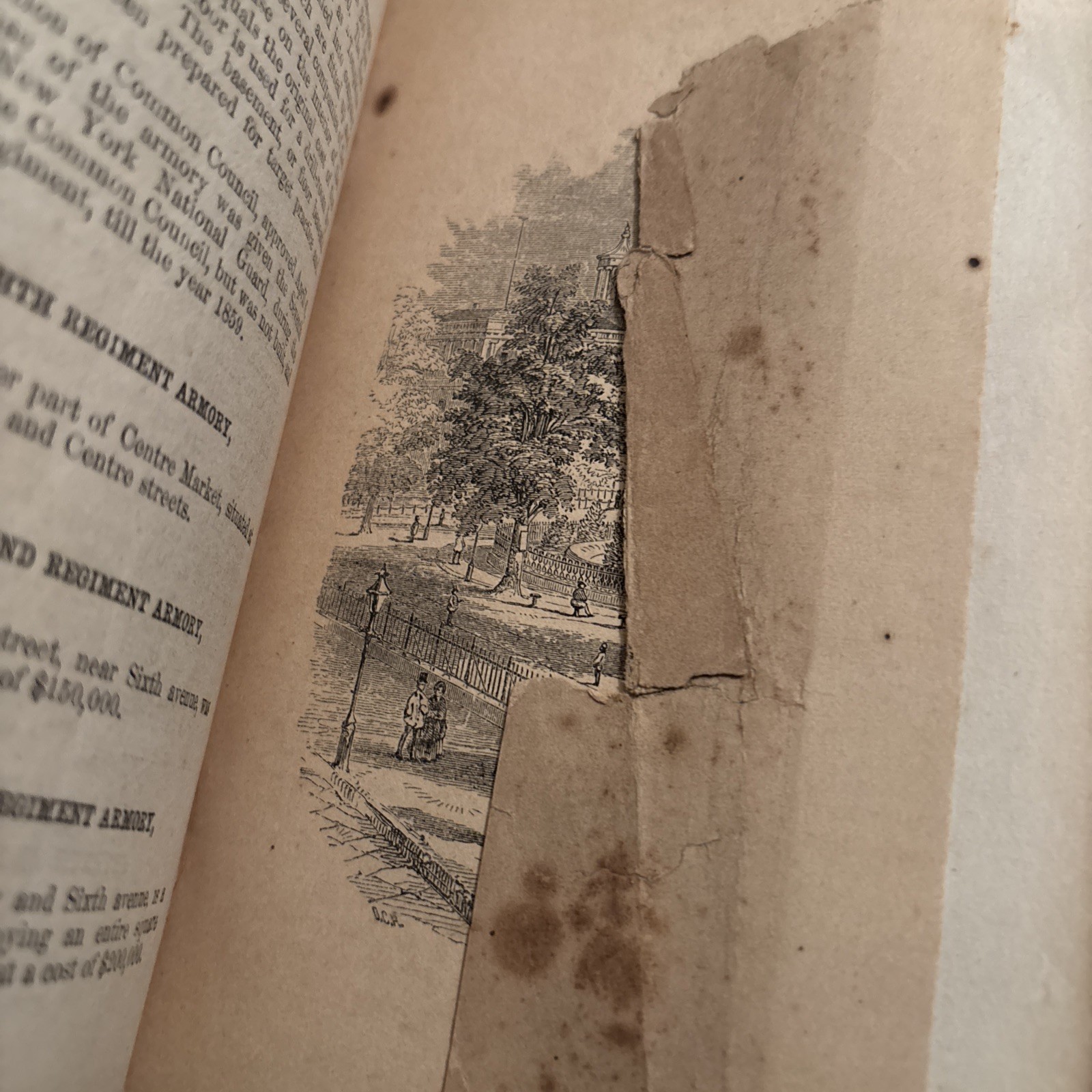 Miller’s Strangers’ Guide For The City Of New York With Map 1866 HC Acceptable ￼