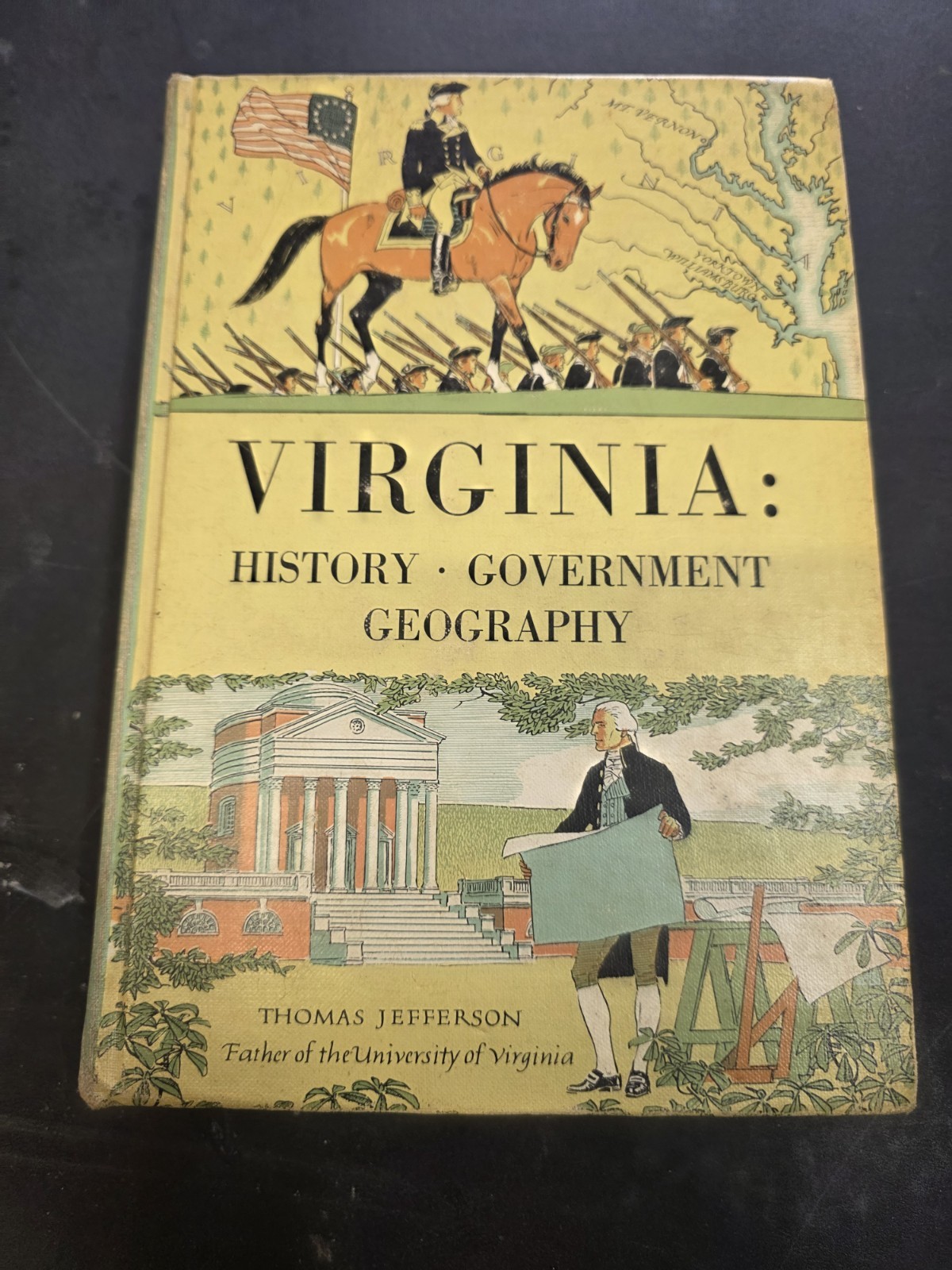 Vintage textbook: “Virginia: History Government Geography,” 1964 Revised