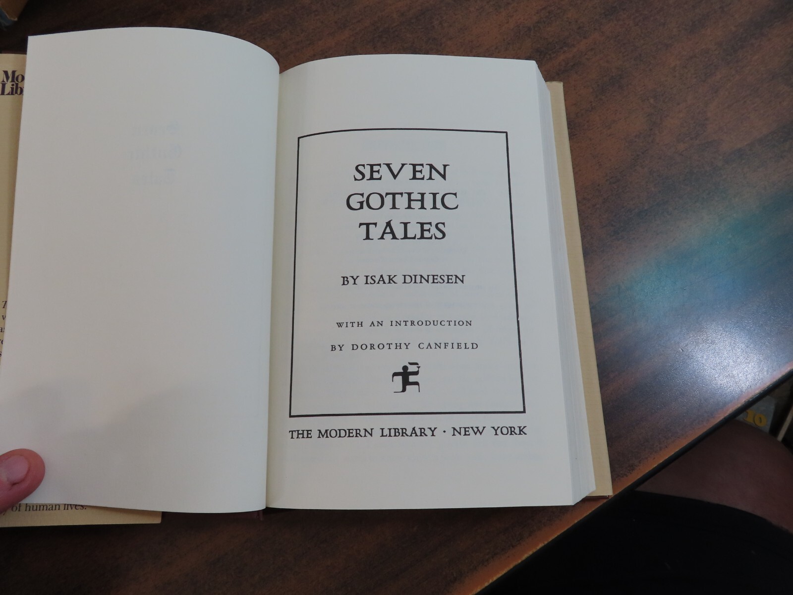 Seven Gothic Tales Isak Dinesen HC 1961 Modern Library