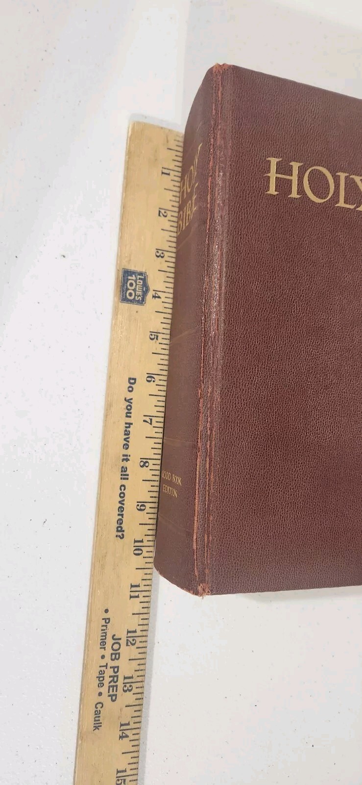 HOLY BIBLE – Good Book Edition – Good Counsel Publishing Co – 1956 Padded Cover