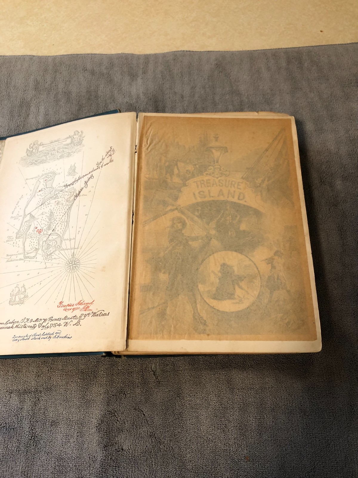 1896 Treasure Island Robert Louis Stevenson Cassell & Co Illustrated