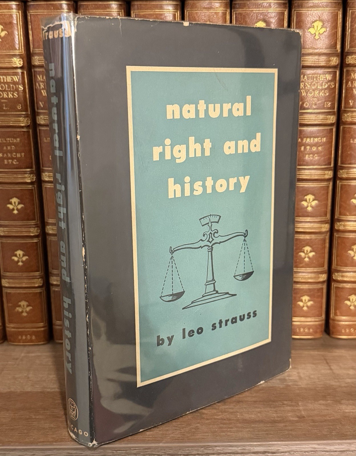 Leo Strauss Natural Right And History First Edition Hardcover 1953