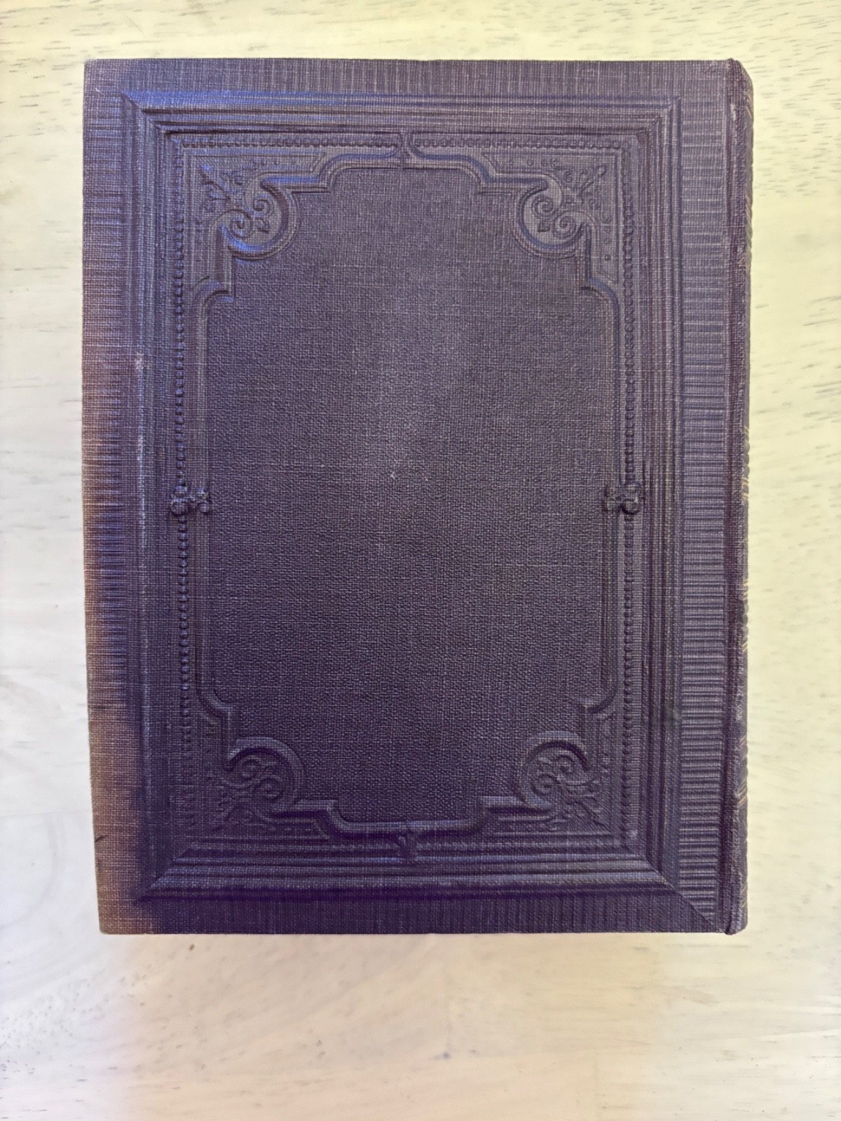 Antique German Book Ottilie Wildermuth Werke 1862 Victorian Embossed Cameo HC