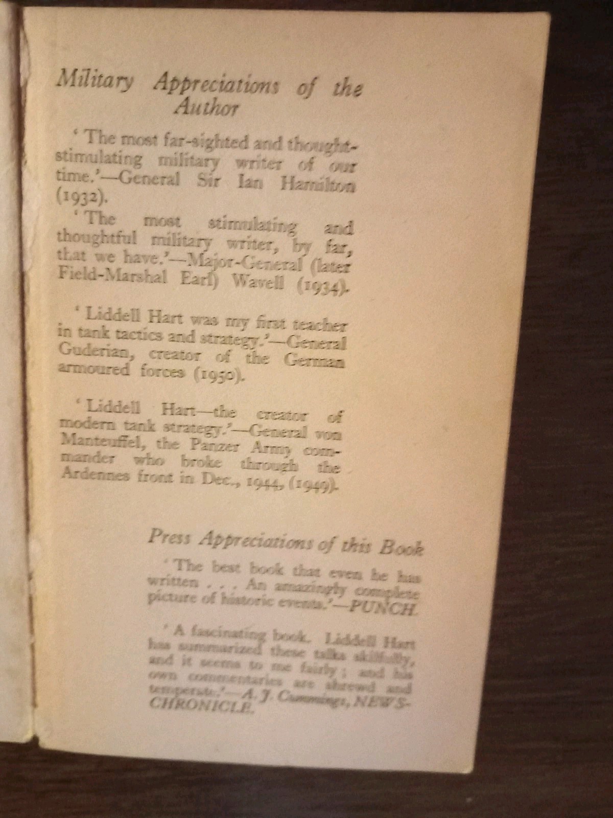 The Other Side Of The Hill by B H Liddell Hart. 1st Panther Ed Military history