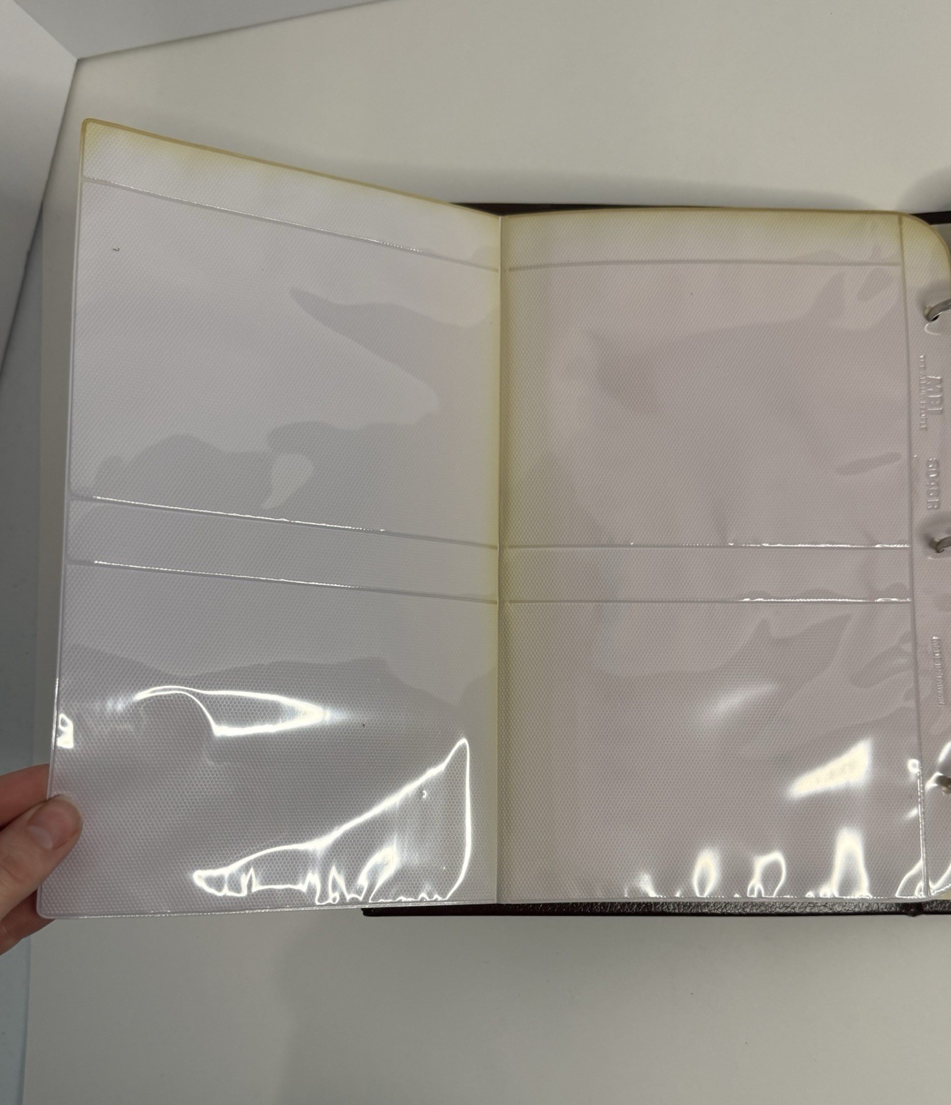 Vintage MBL 5046R Imperial Bonded Leather Collector Album Inventory Log Book (2)