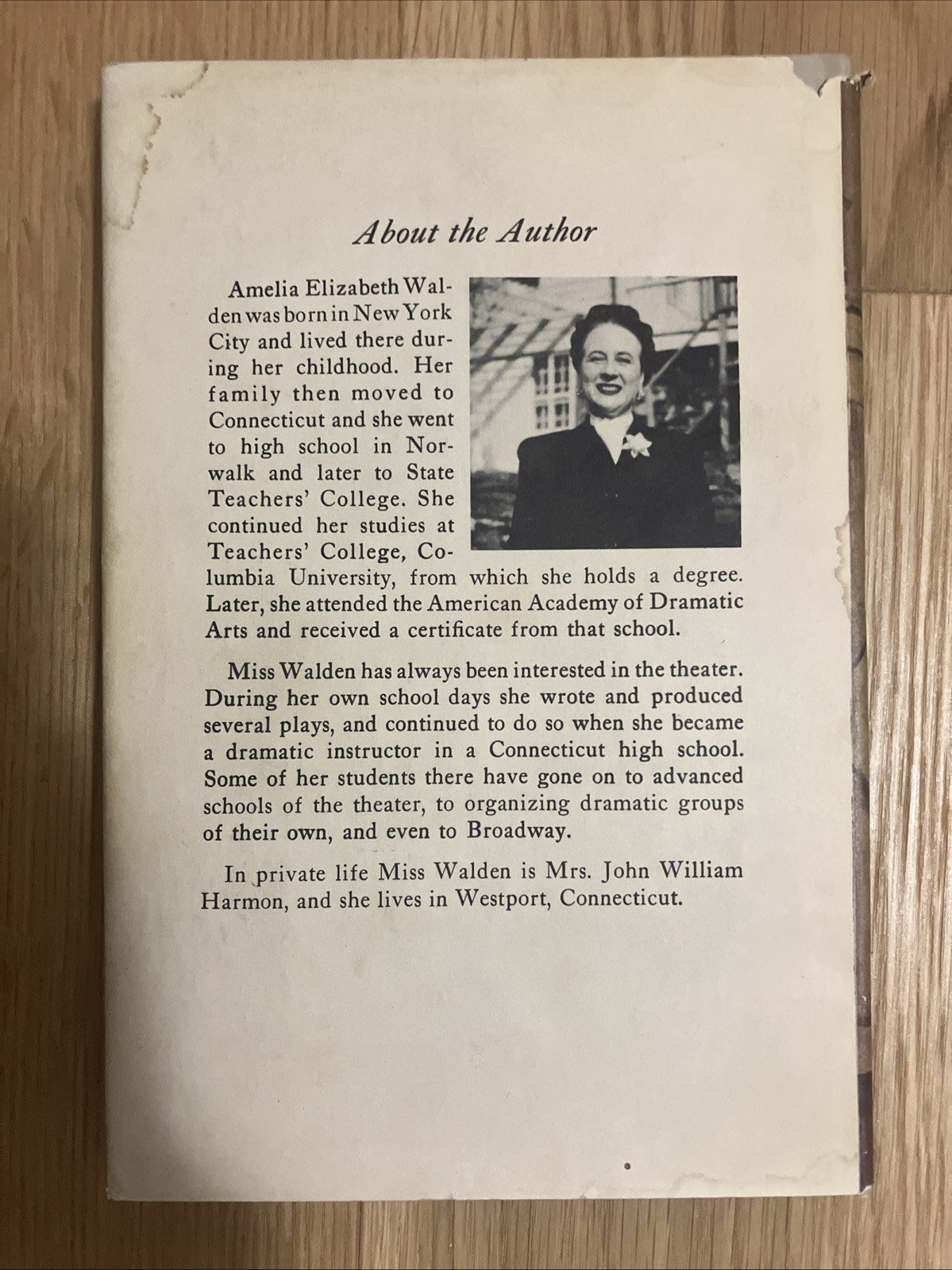 A Girl Called Hank By Amelia Elizabeth Walden 1951 Hardcover Book Club Edition