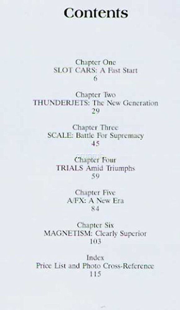 Aurora Slot Car Book – Thunderjets, AFX Flamethrowers, Dragsters, Speedsters