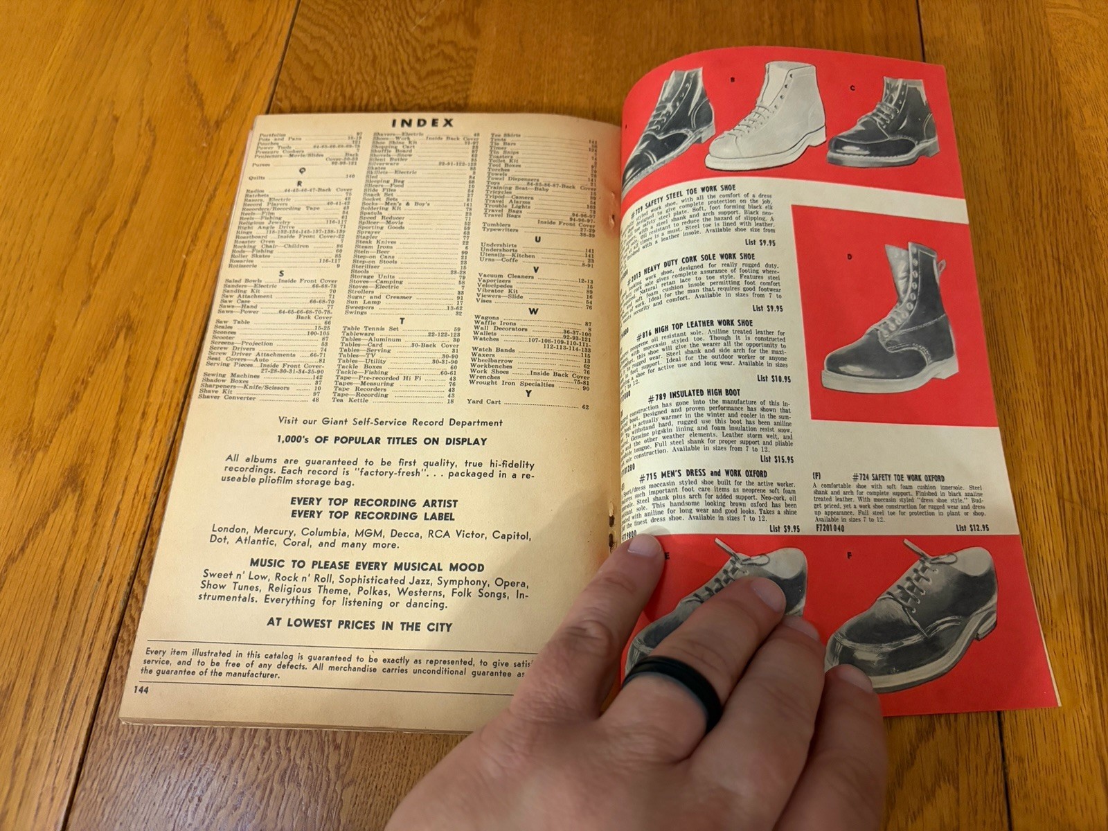 VINTAGE 1957-1958 STEINBERG-BAUM CO WHOLESALE SALES CATALOG BOOK CHICAGO IL