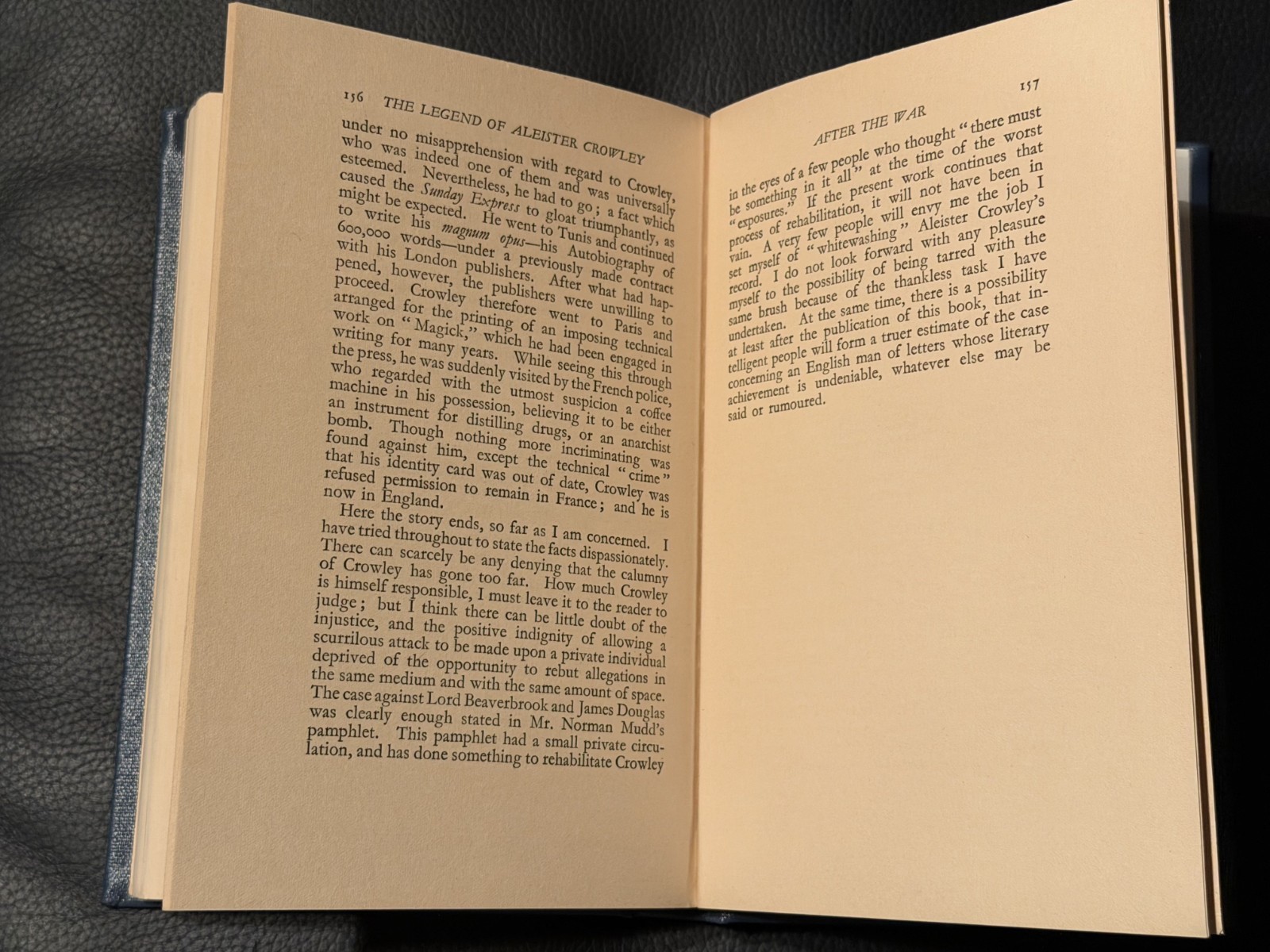 1930, 1st Ed, THE LEGEND OF ALEISTER CROWLEY, by P R STEPHENSEN, THELEMA