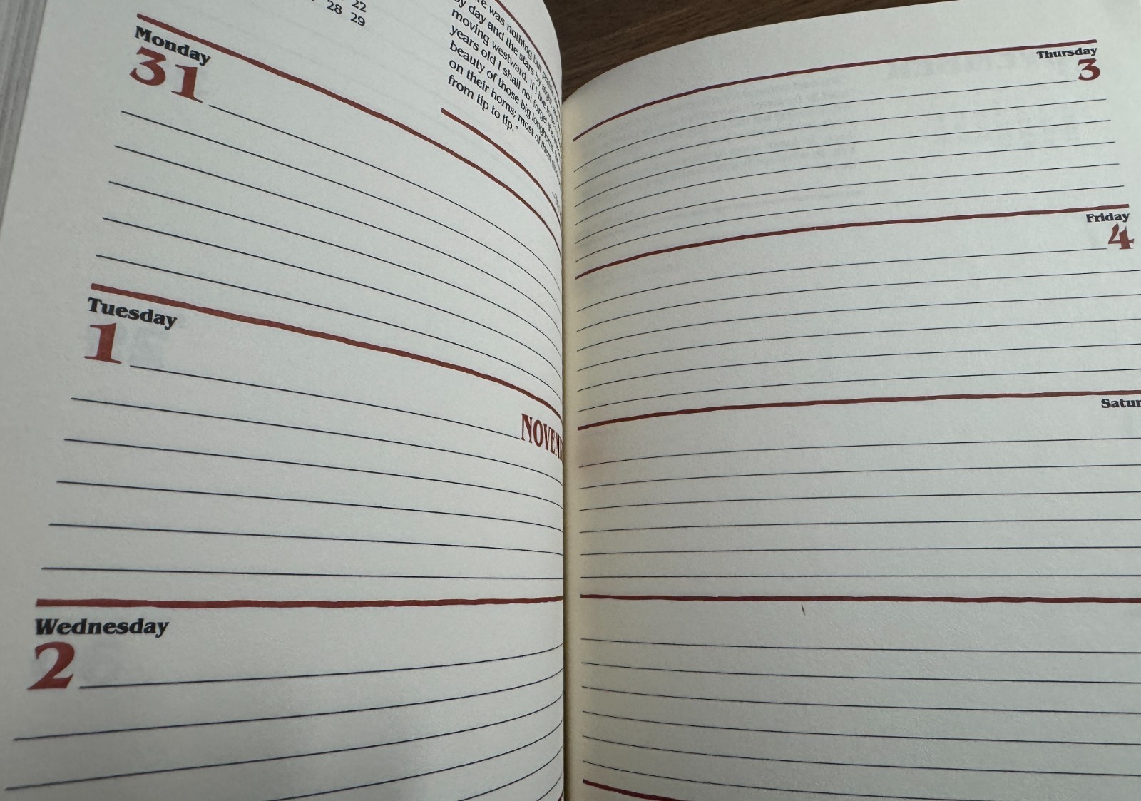 1988 Louis L’Amour Appointment Book Hardcover Bantam Unused Western Collectible
