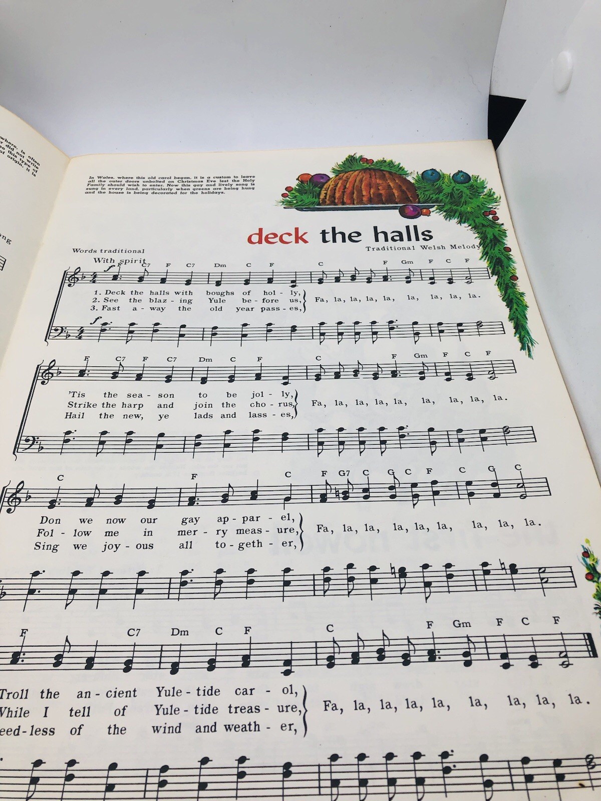 Christmas Carols books vintage lot of two Whitman Golden AS IS see photos