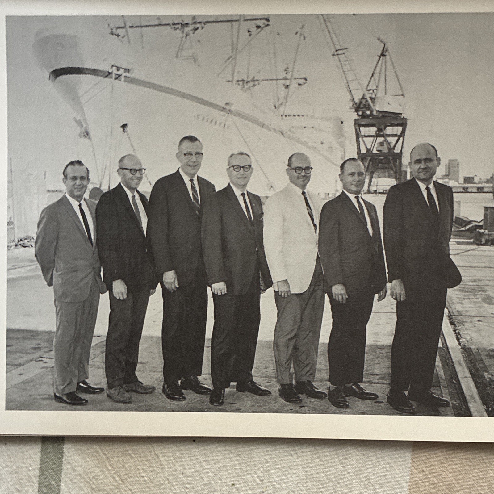 N.S. Savannah Refueling 1968 Spiral-Bound Softcover Photo Album, Illustrated B&W