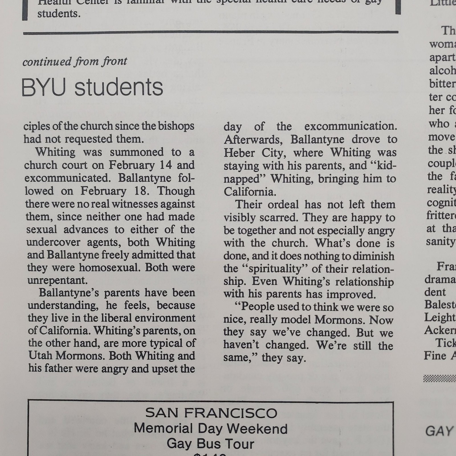 Prof James R Meehan / Word Is Out a biweekly newsletter run of five issues 1979