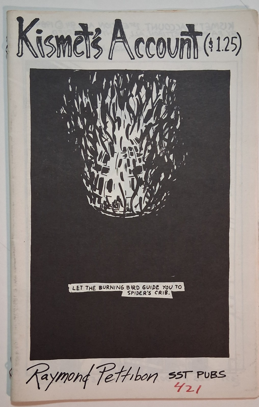 RAYMOND PETTIBON Kismet’s Account Hand Numbered Red Ink 421