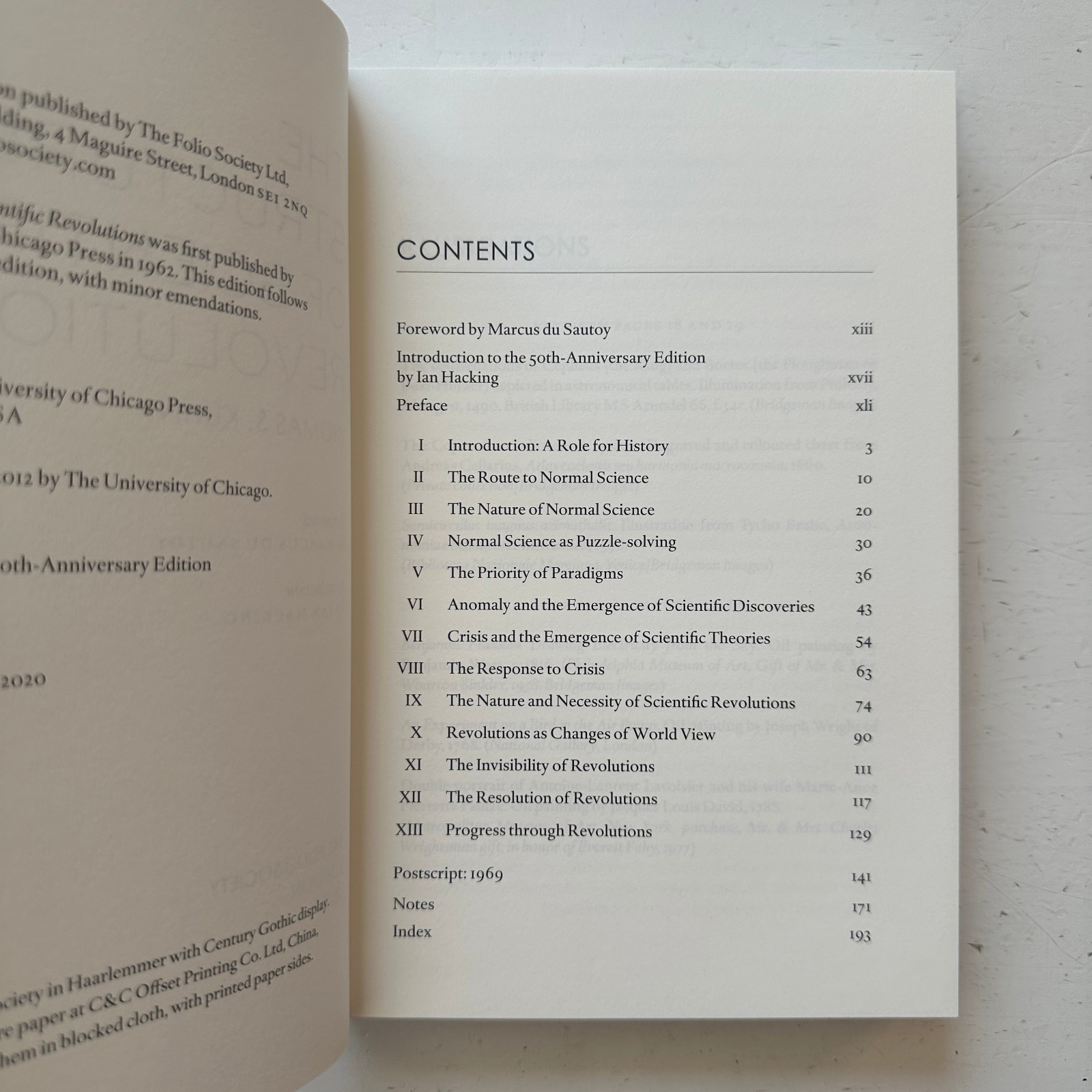 The Structure of Scientific Revolutions Thomas S. Kuhn Folio Society 2020