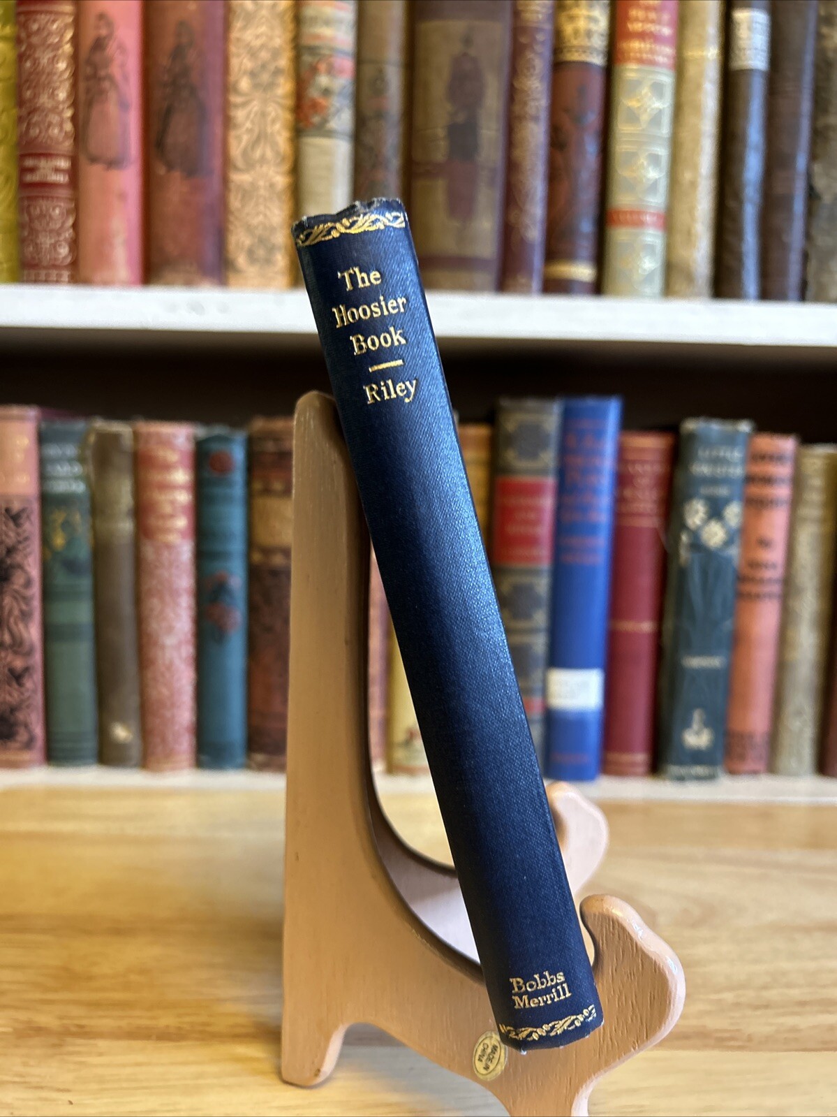 THE HOOSIER BOOK OF RILEY VERSE Bobbs-Merrell Co HC 1916 Vintage