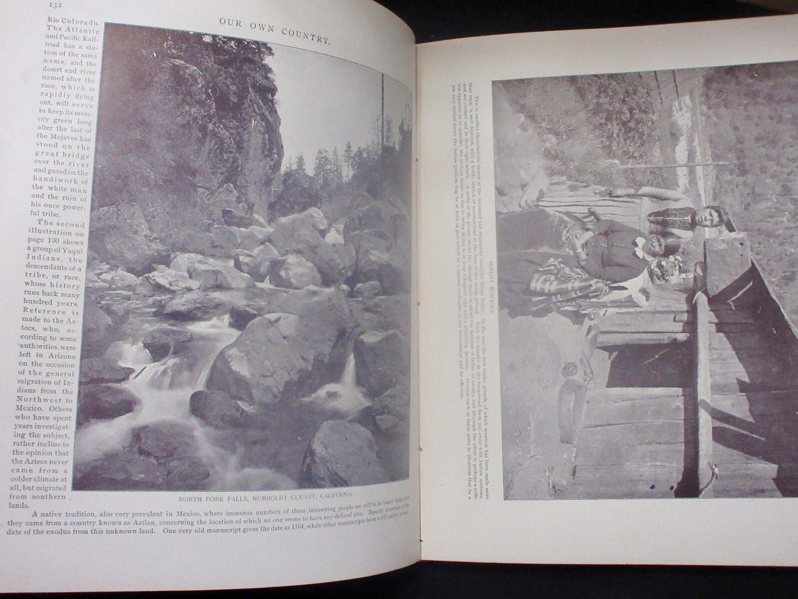 1894 A Complete Picturesque America 320pp NATIVE AMERICAN PHOTOS THE UPPER MISS