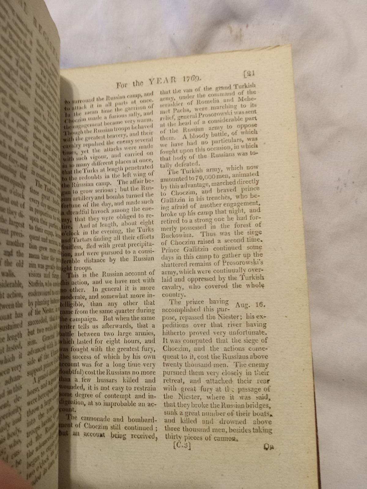 The Annual Register For The Year 1769 History Politics And Literature