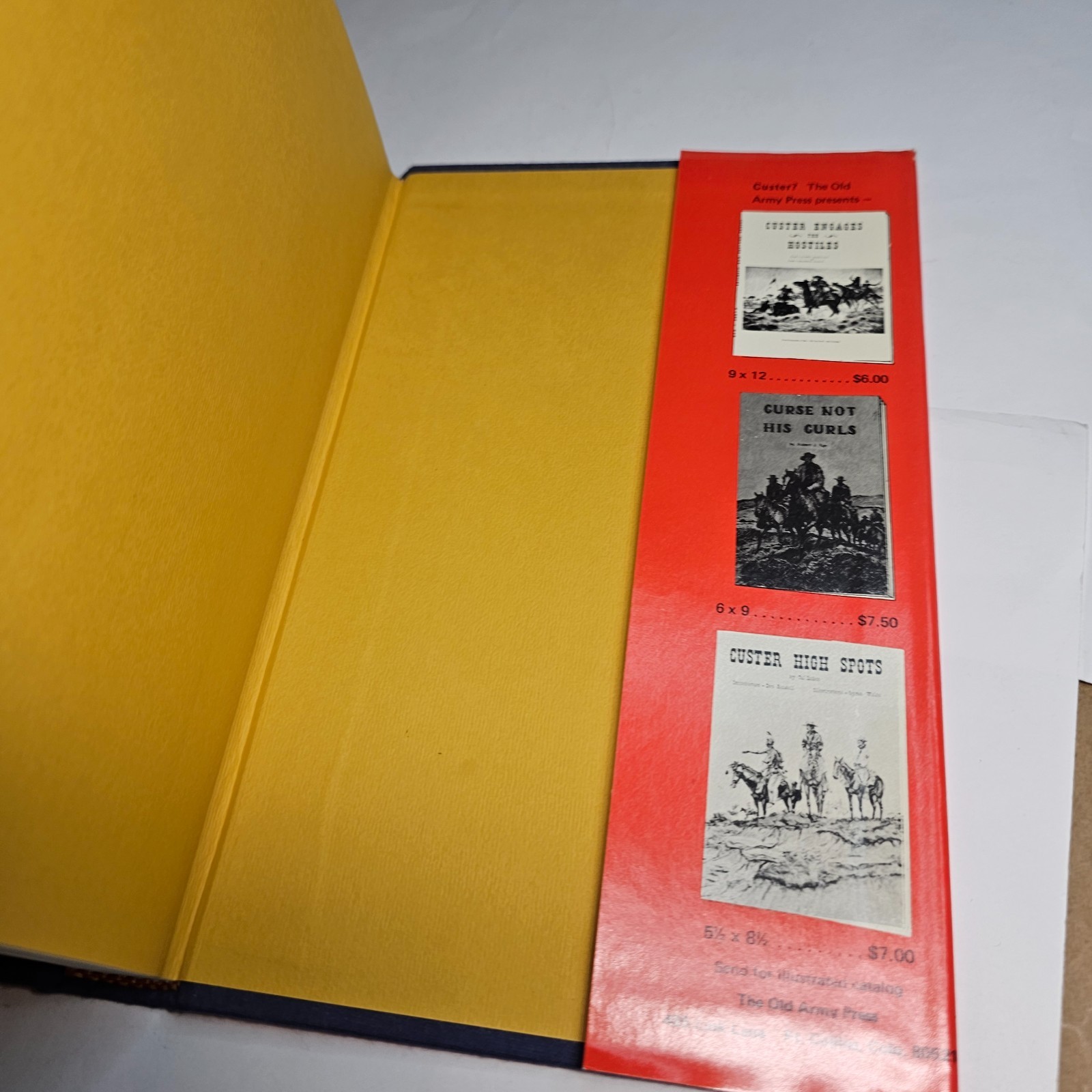 AUTHOR INSCRIBED 1ST EDITION? “BLOODY KNIFE” CUSTER’S SCOUT BOOK WILLISTON ND