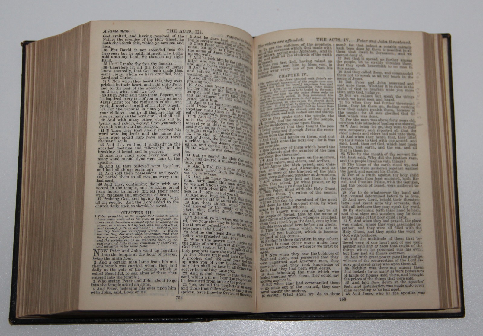 Bible 1884 Colour Maps Embossed Leather Boards Walton, F. M.