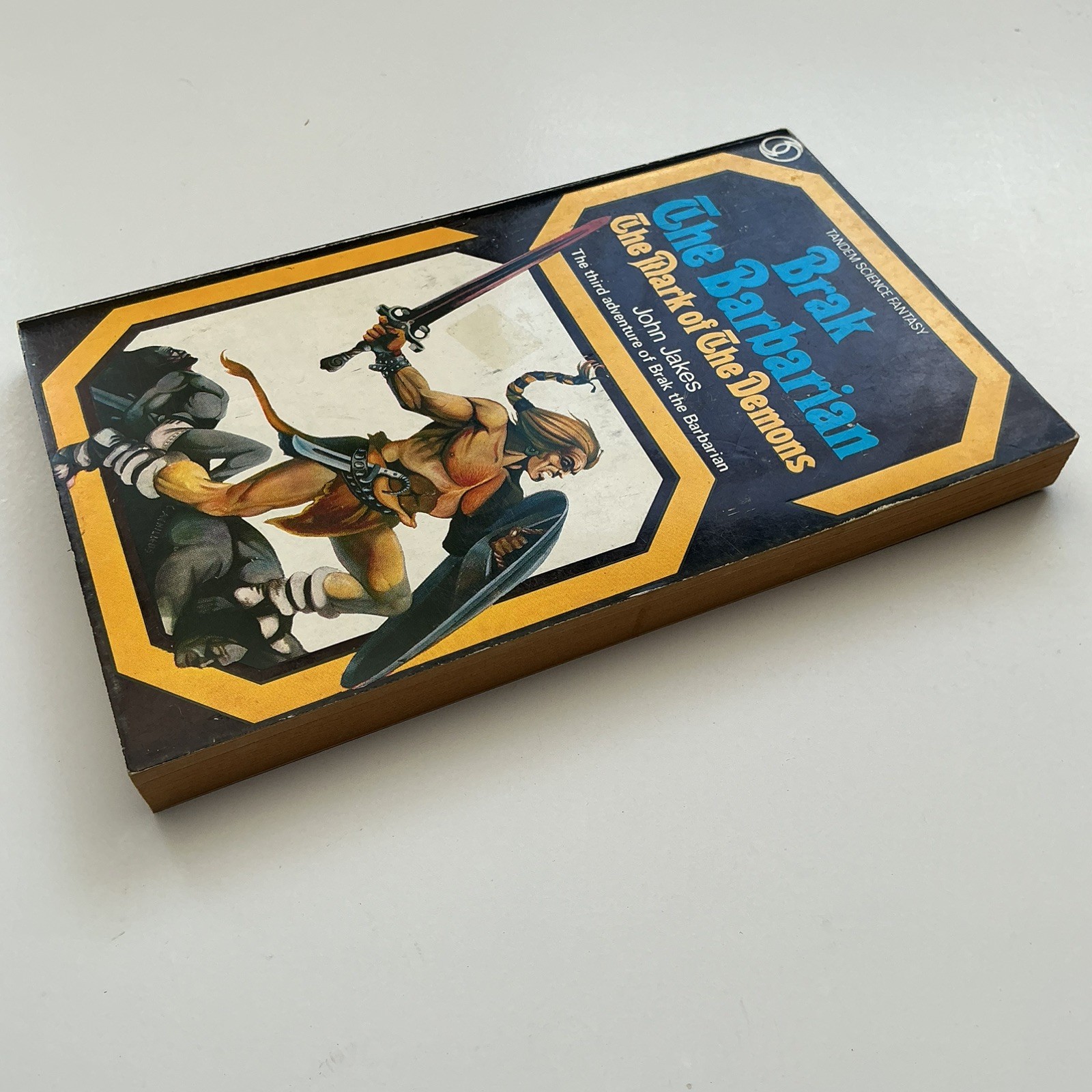 BRAK THE BARBARIAN Mark of the Demons by John Jakes (1970) Tandem UK paperback