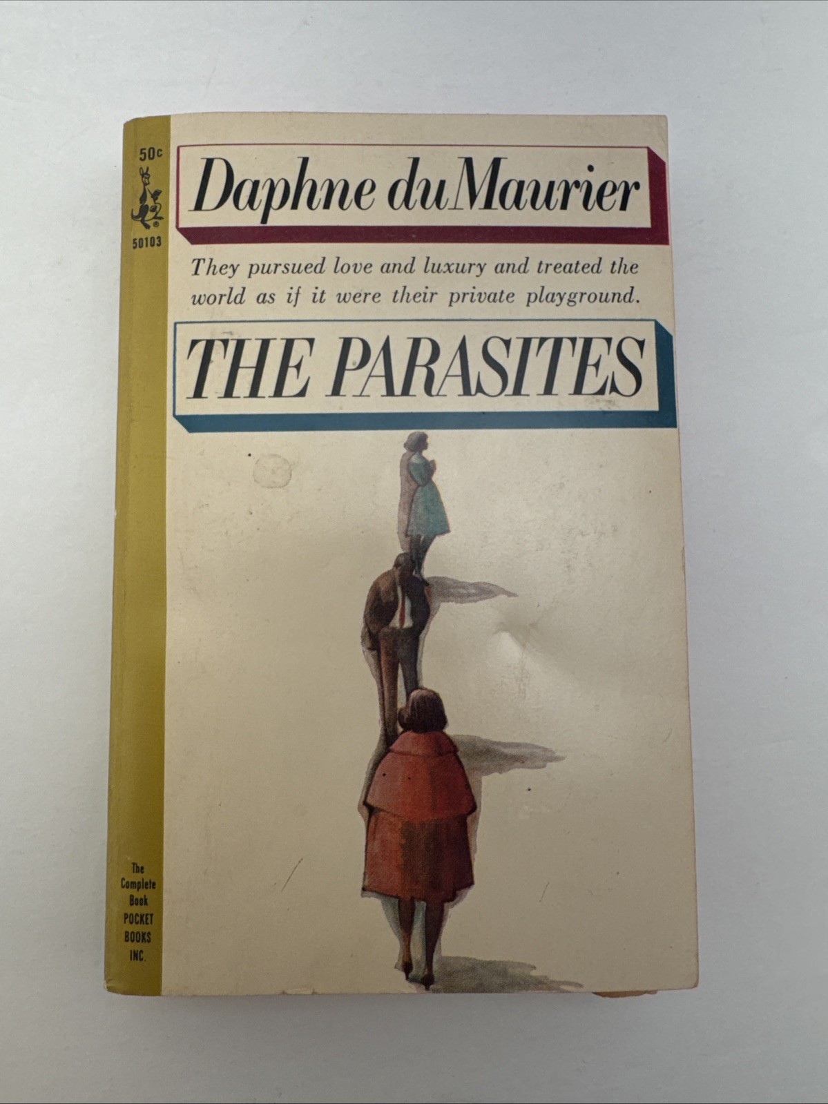 THE PARASITES by Daphne Du Maurier Pocket Books 1965 Pocket Cardinal Ed