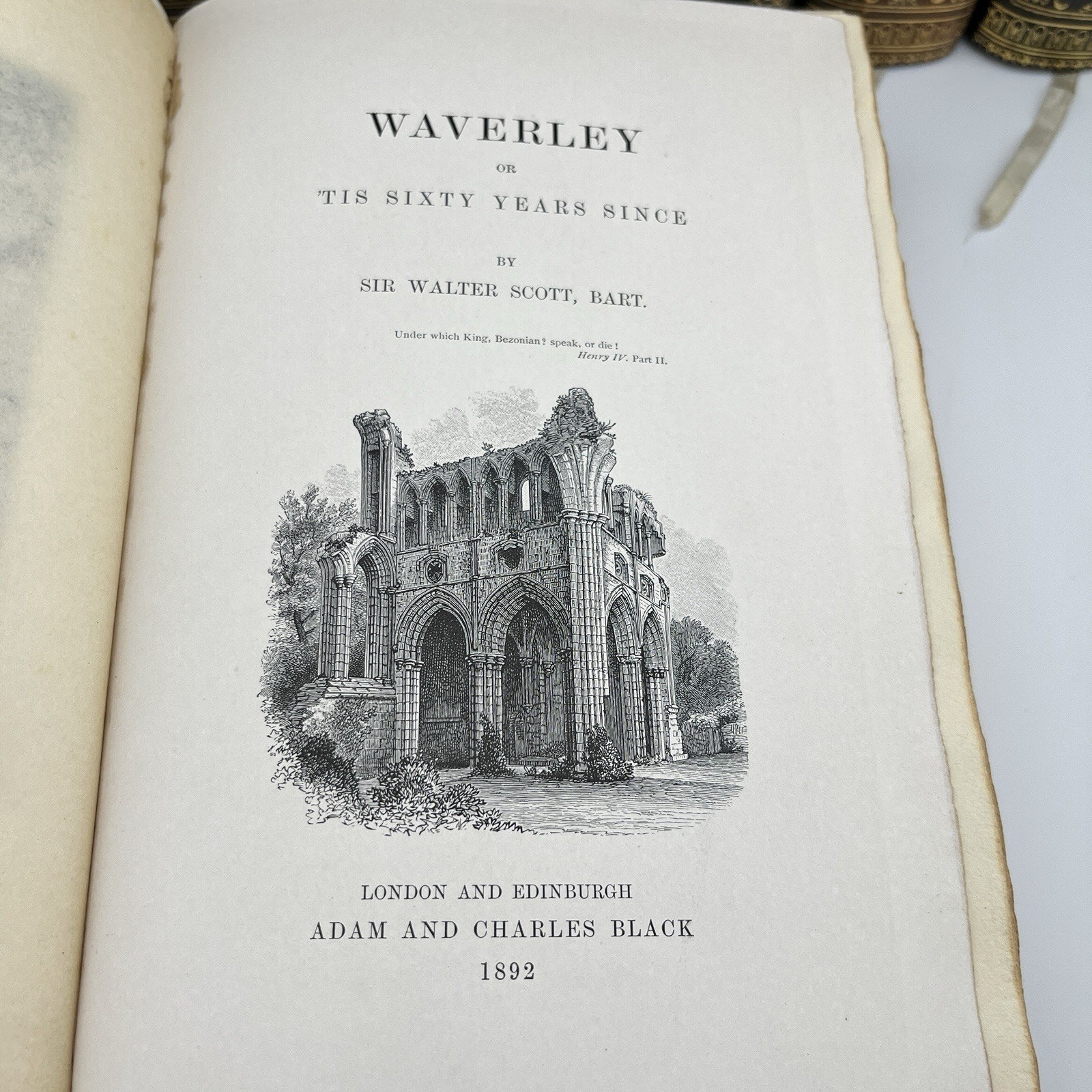 1892 Sir Walter Scott Waverly Novels Dryburgh Edition #38/300 Pub.Signed 10 Vol