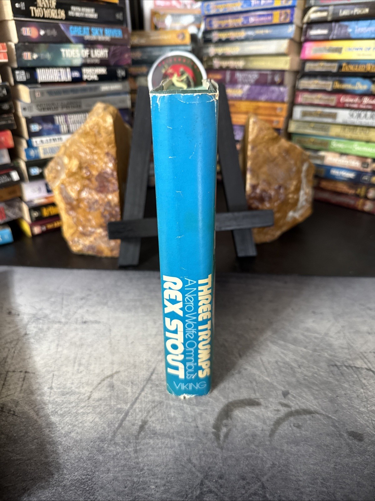 Three Trumps: A Nero Wolfe Omnibus by Rex Stout HC DJ 1973