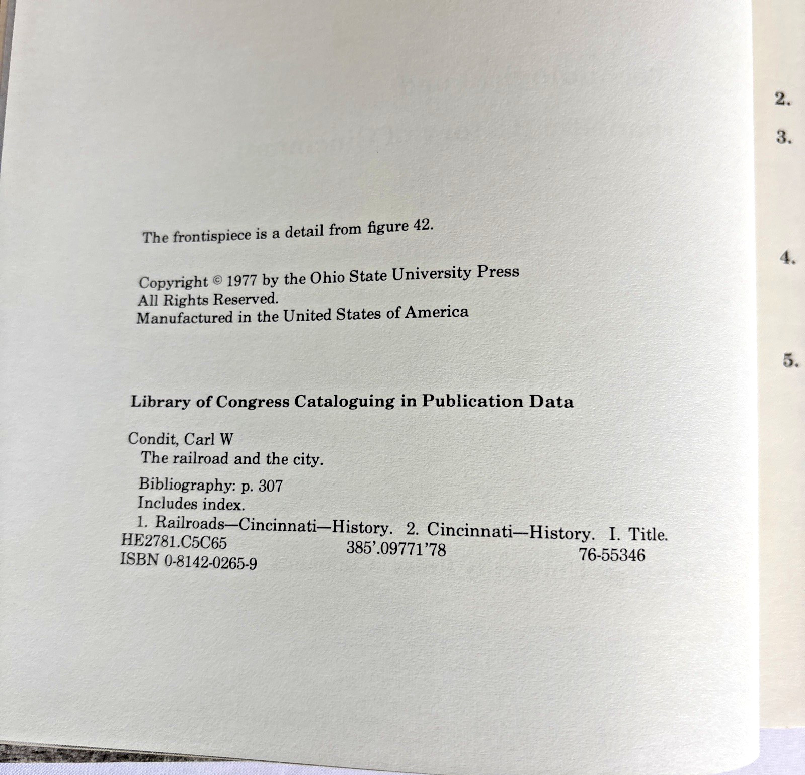 The Railroad and the City: A Technological and Urbanistic History of Cincinnati