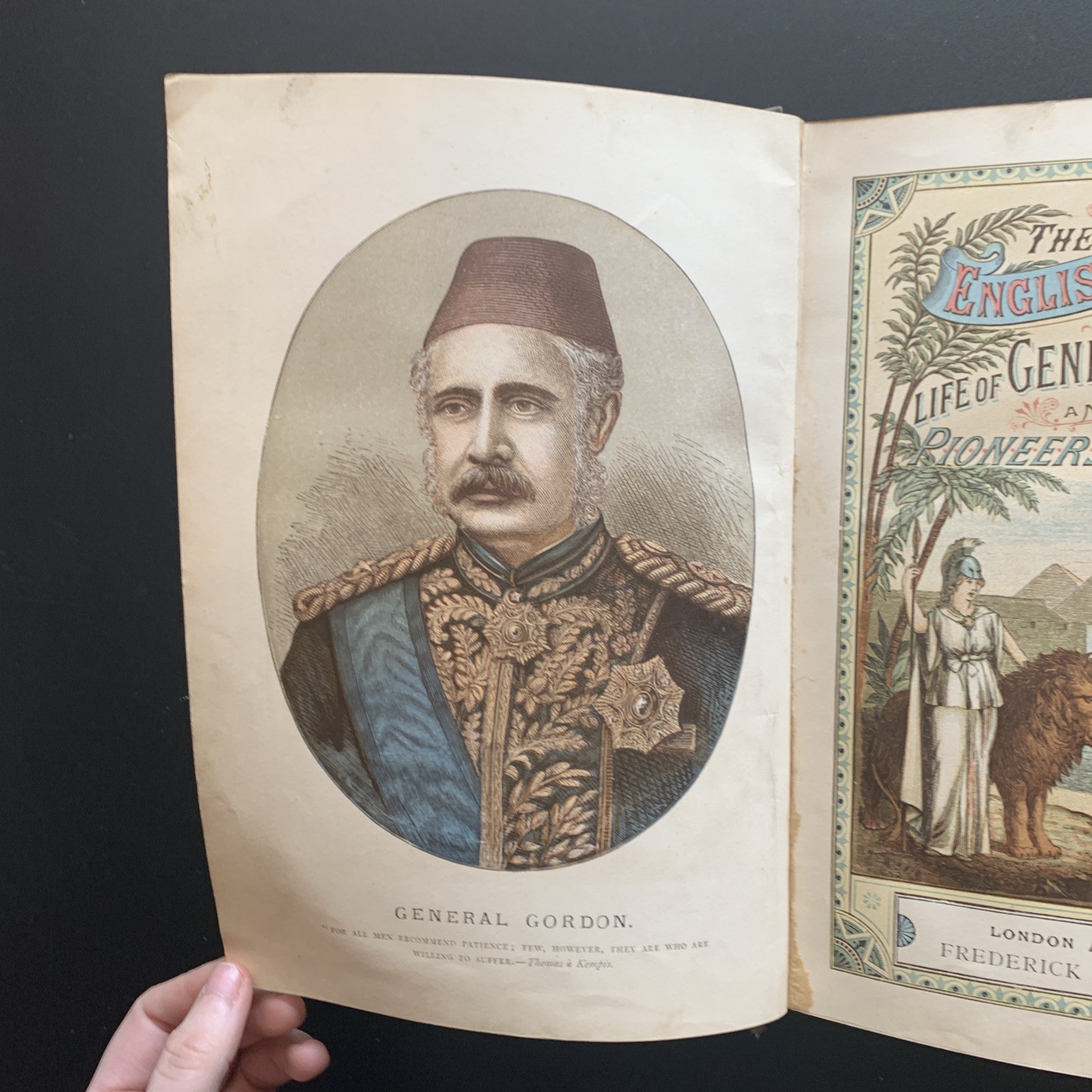 The English In Egypt – Frederick Warne and Co, 1st Ed 1885, General Gordon HB