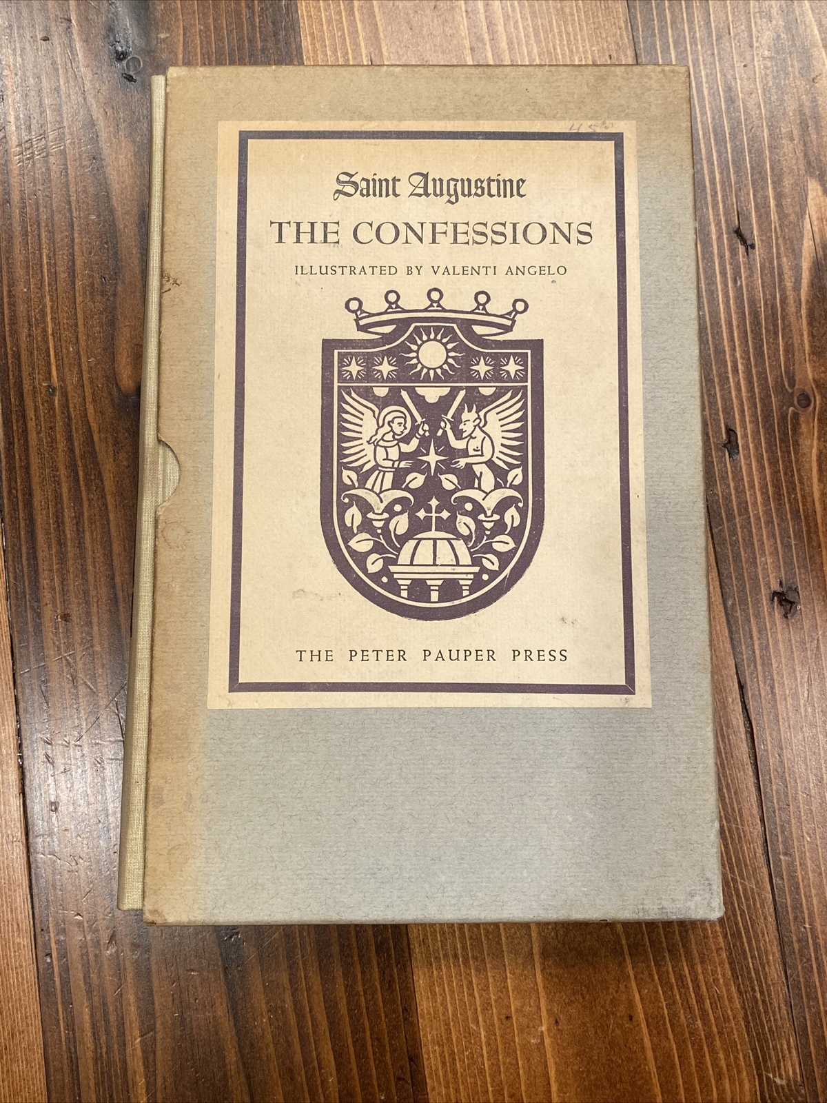Confessions of Saint Augustine Illustrated, Slip Case, Peter Pauper Press