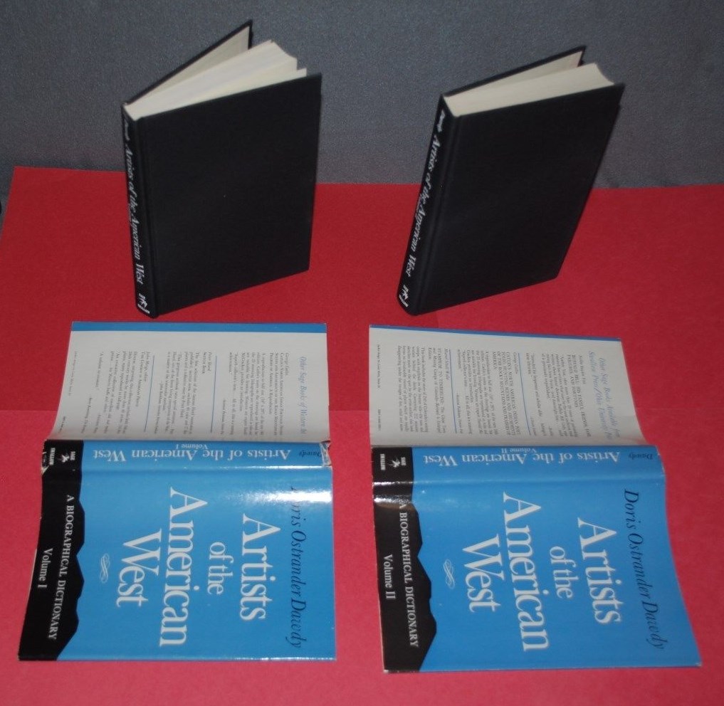 ARTISTS OF THE AMERICIAN WEST A Biographical Dictionary Vol. 1 & 2 Doris Dawdy