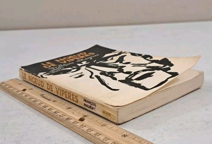 Vintage PB 1961-Ed 1965 Print-Le Noeud De Viperes- Francois Mauriac