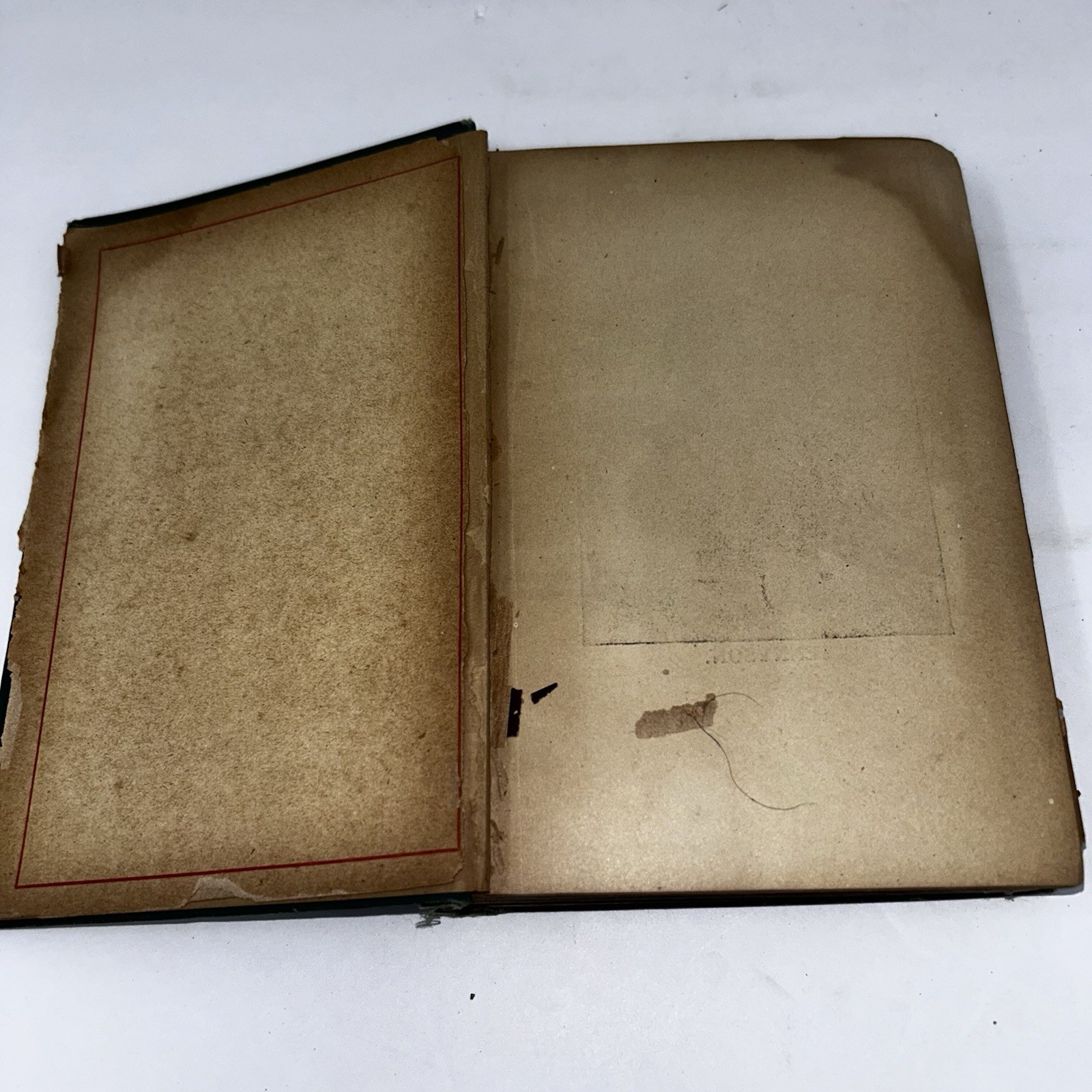 Antique Tennyson Poems Hurst & Co New York Hardcover Victorian Book As Is