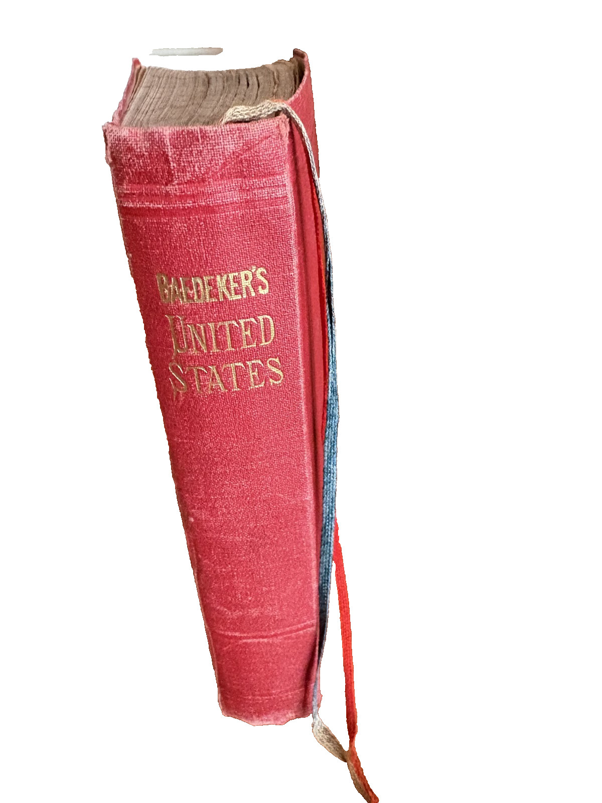 Baedeker’s United States 1909 Antique Travel Guide Books Rare Complete Maps