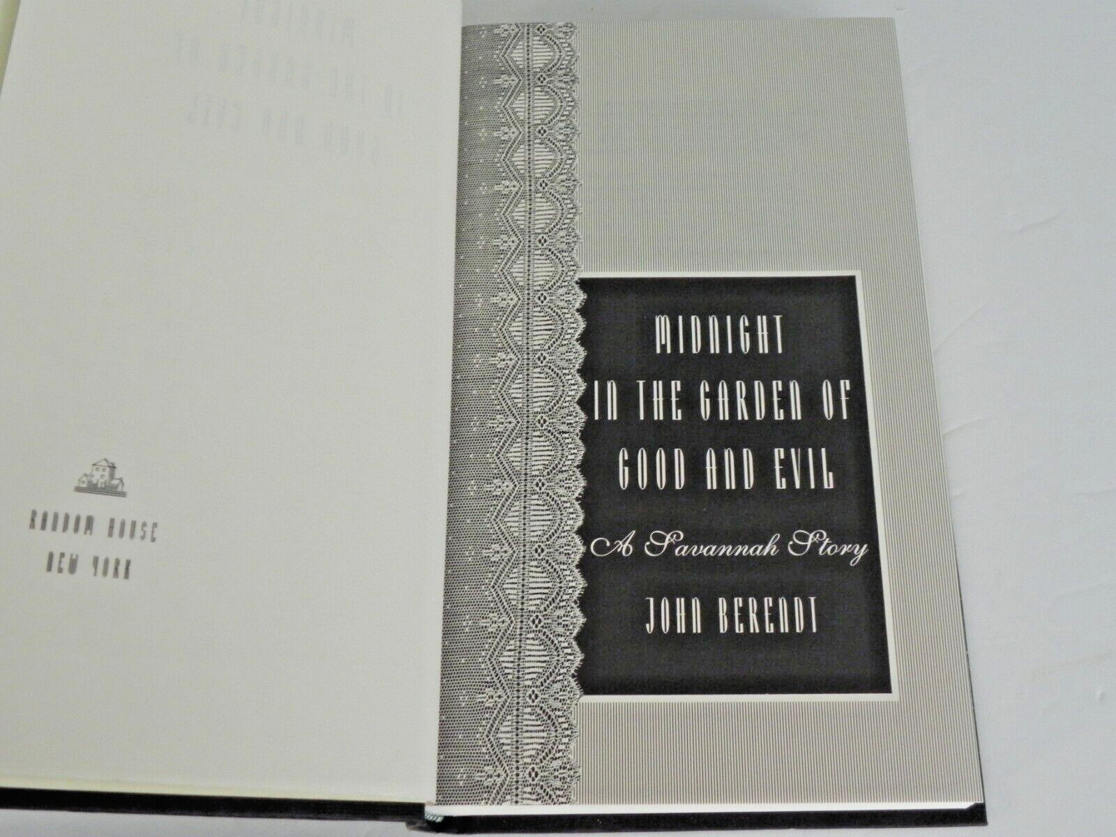 SIGNED Midnight In the Garden of Eden by John Berendt Best Seller Savannah
