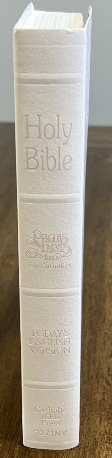Holy Bible, Precious Moments Bible Today’s English Version 1993 Catholic 1271NV