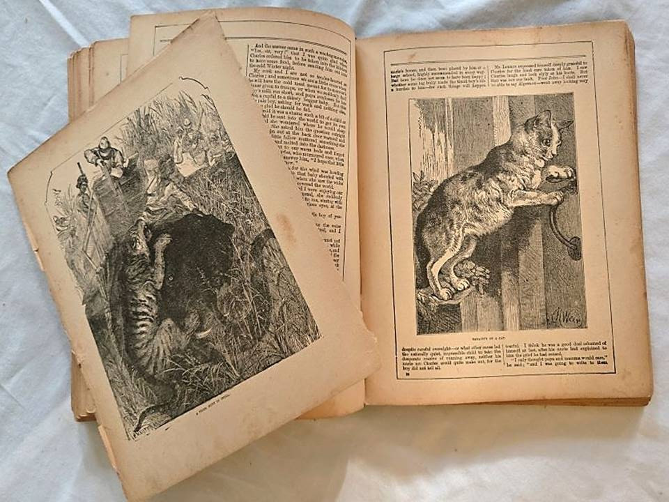 UNCLE SAM’S STORY WORLD Antique Children’s book Late 1800’s h/c