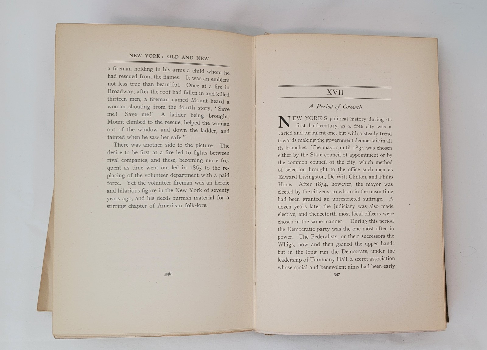New York Old & New Its Story Streets & Landmarks Rufus Wilson Vol 1 of 2 1903 HC