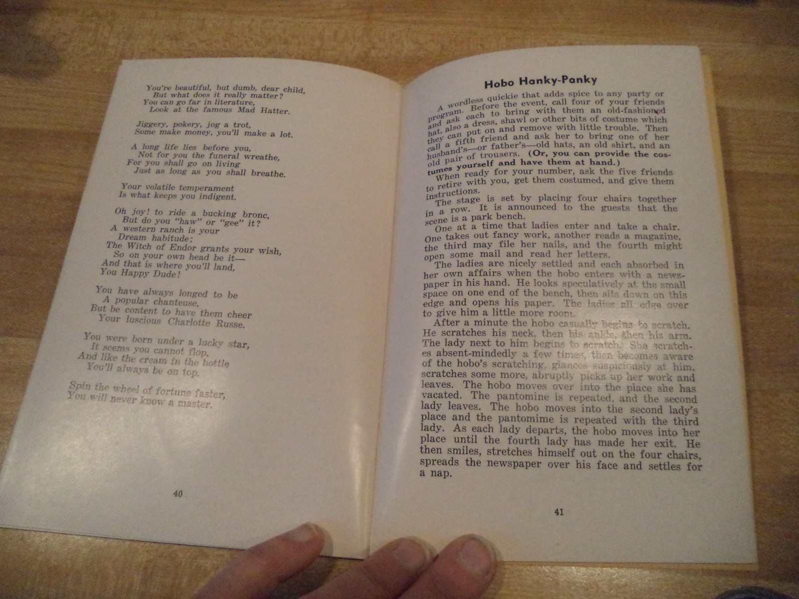 Vintage Book 1952 Easy Entertaining for the Ladies Dorothy Barcott games skits