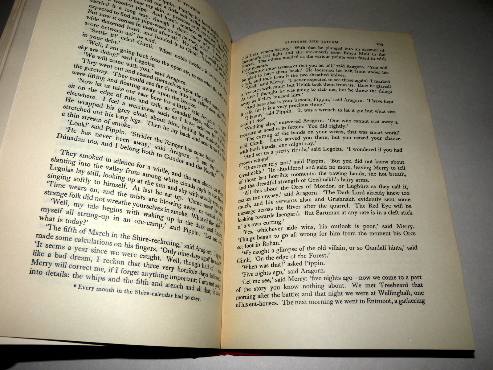 The Two Towers Tolkien 1957 1st Ed 5th Imp HB DJ Allen & Unwin