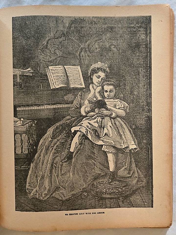 UNCLE SAM’S STORY WORLD Antique Children’s book Late 1800’s h/c