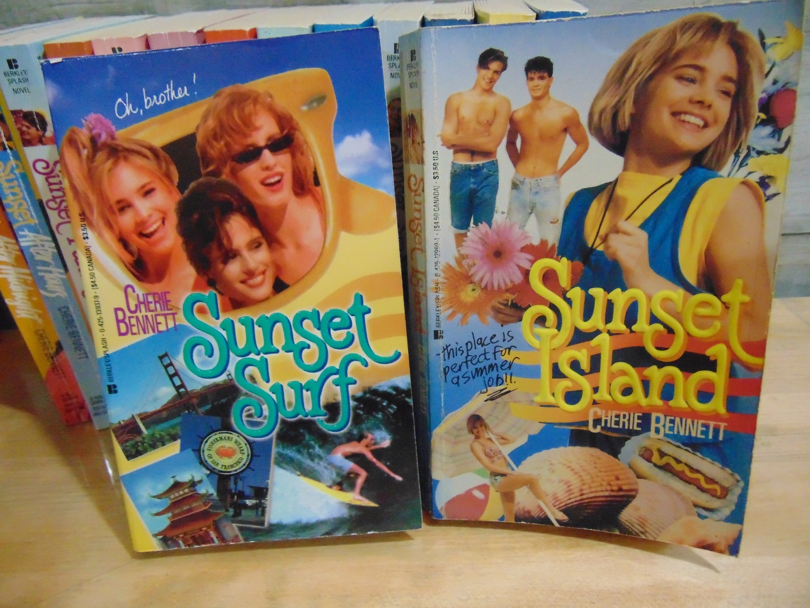 VTG 90s Sunset Island Paperback Series -Cherie Bennett Lot of 31 YA Teen Books
