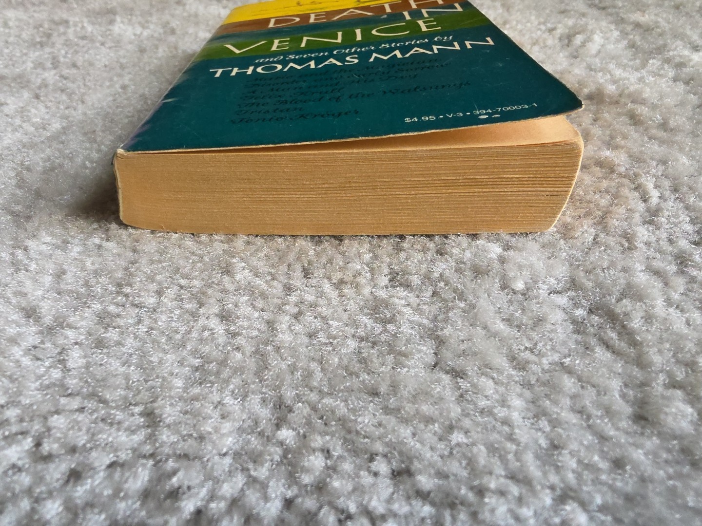 DEATH IN VENICE Thomas Mann 1963 Vintage Mass PB and Seven Other Stories