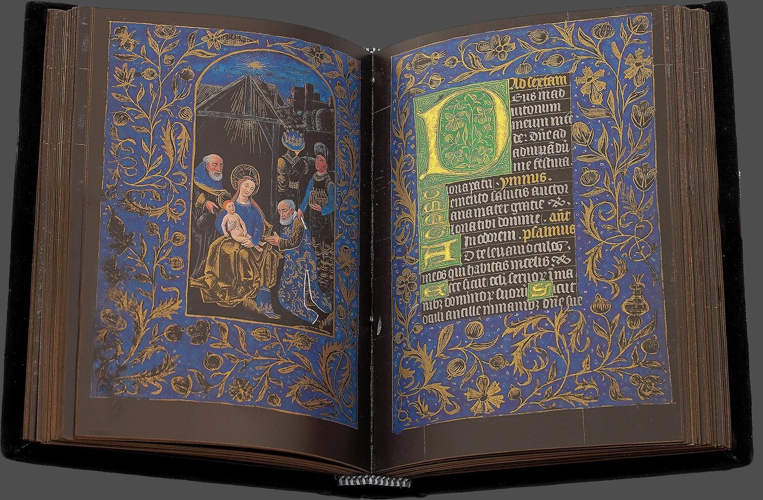The Black Hours Facsimile Copy Reproduction Deluxe Leatherbound
