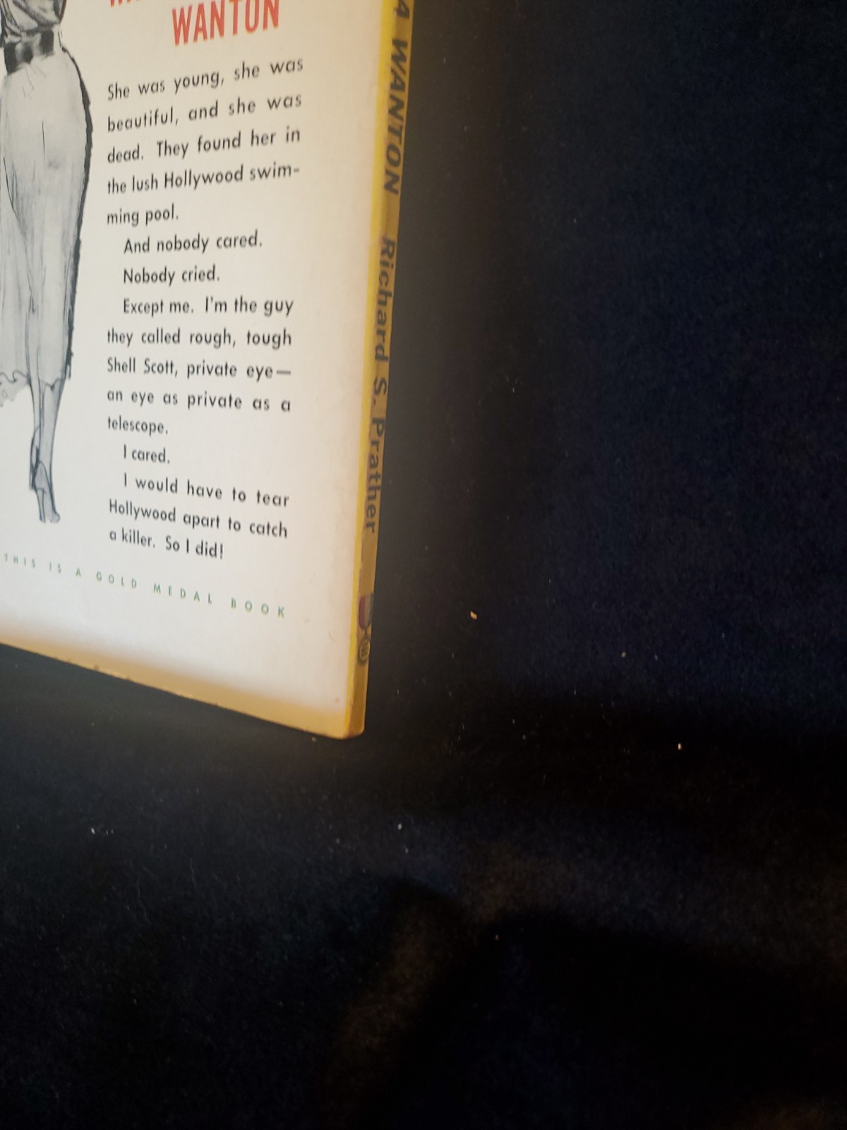Way Of A Wanton by Richard S Prather 1957 Gold Medal 497 Pulp Hardboiled VG