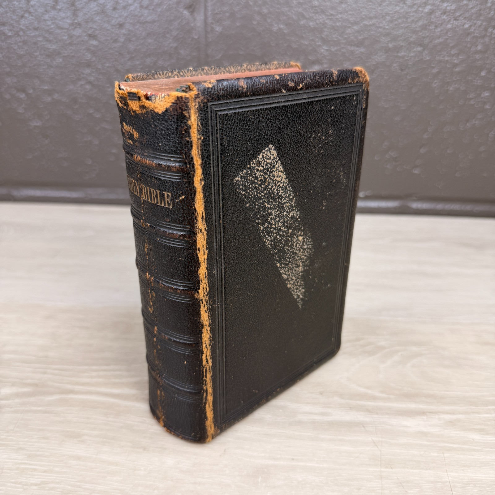 1875-1885 Oxford KJV Holy Bible Nonpareil 16mo Leather – Thomas Nelson & Sons NY